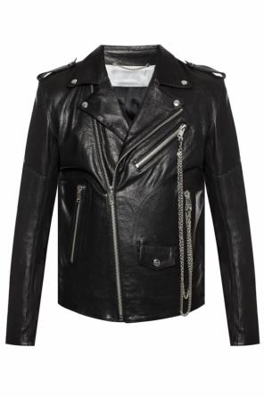 Leather jacket with chain, zdjęcie 1 Leather jacket with chain od Diesel